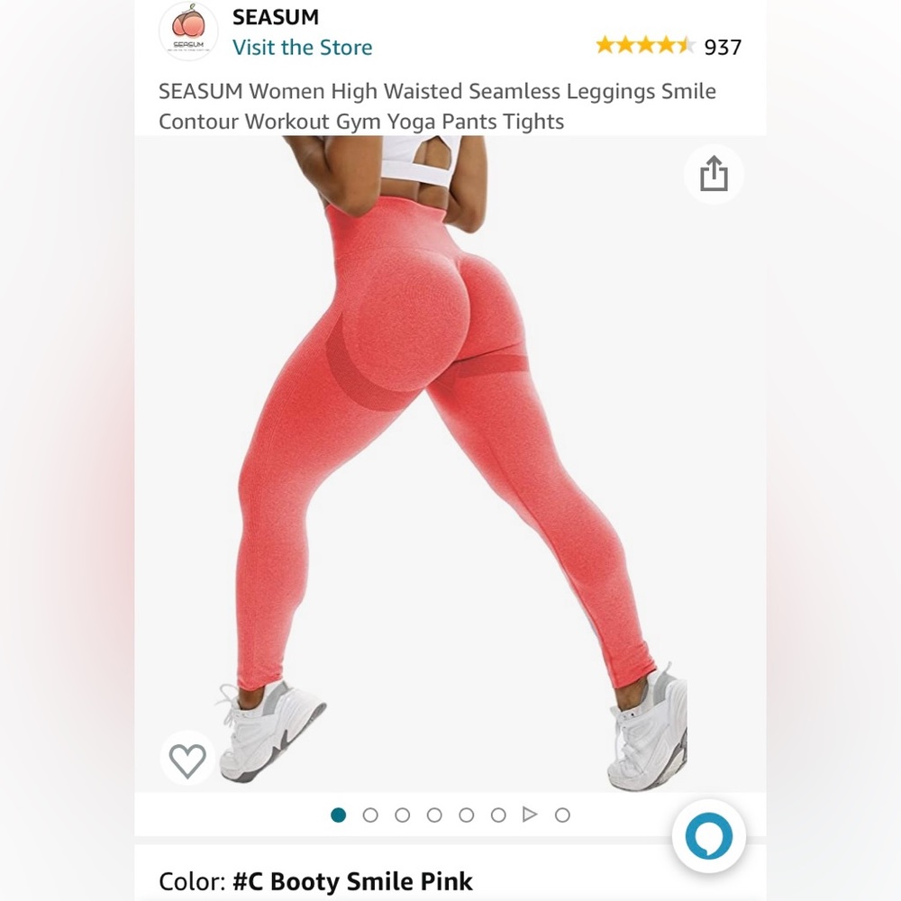 🍑Amazon Seasum Booty Scrunch Legging🍑